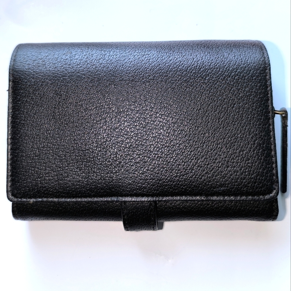 Mike Fulton Black Leather Milti-functional Wallet